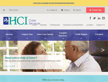 Tablet Screenshot of hcicareservices.org